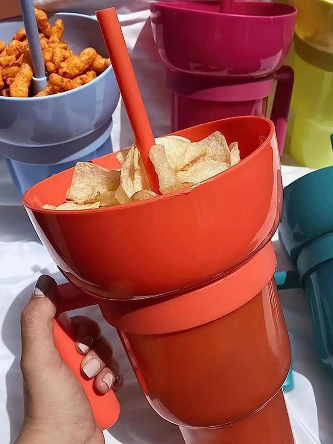 Creative Popcorn Snack Cup - CornGrip