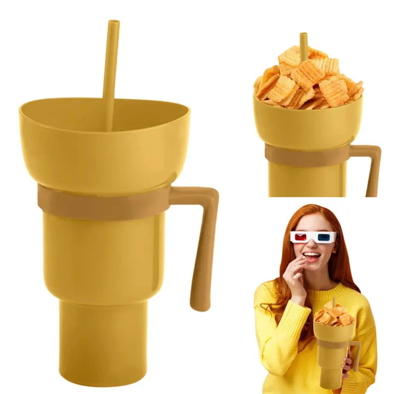 Creative Popcorn Snack Cup - CornGrip